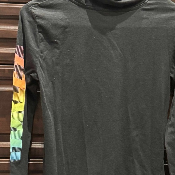 Hurley Black Sweatshirt with Colorful Logo juniors 13/14 - Picture 4 of 4